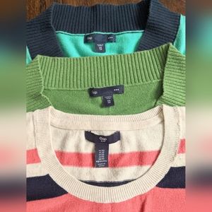 Set of 3 Gap Sweaters